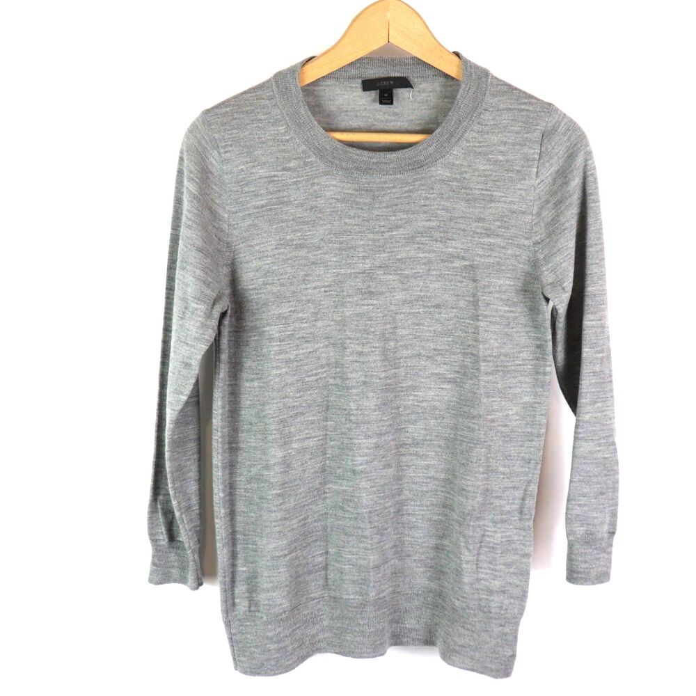 J.Crew 100% merino wool Crew neck top size Med